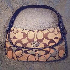 Coach brown handbag